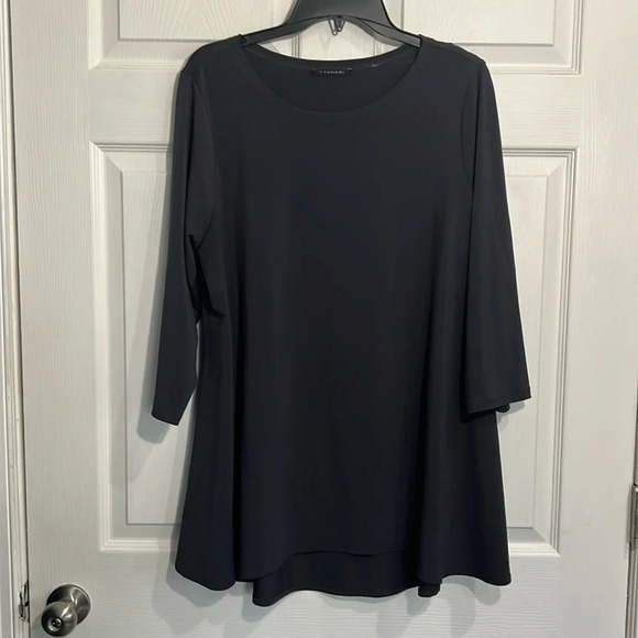 T Tahari women’s gray tunic - XL - PTP 23” (label removed) - Picture 1 of 6
